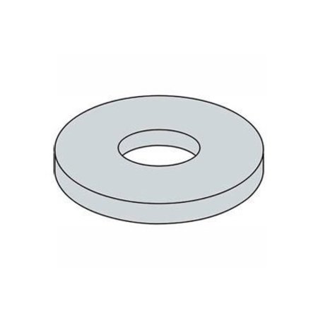 TITAN FASTENERS 3/16in Fender Washer - .19in I.D. - .047/.08in Thick - Steel - Zinc - Grade 2 - Pkg of 100 AZA03032